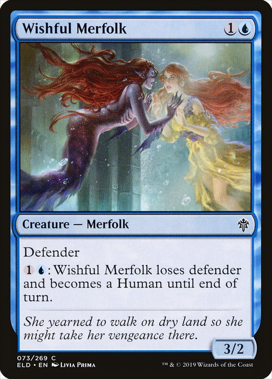 Wishful Merfolk: Throne of Eldraine