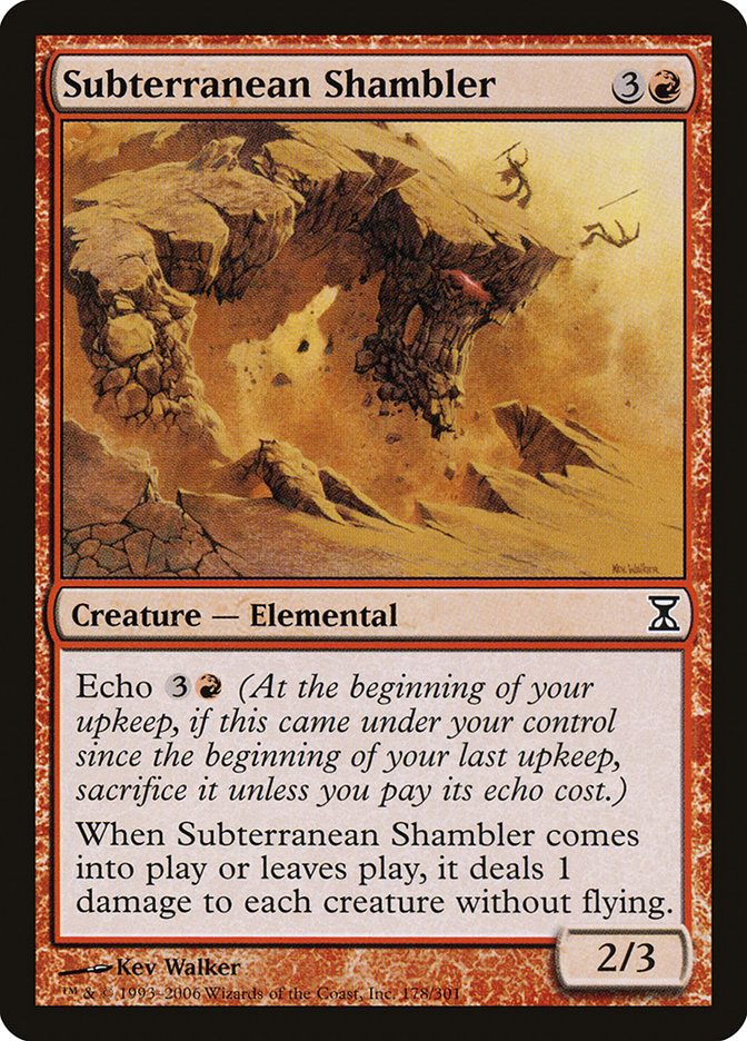 Subterranean Shambler: Time Spiral