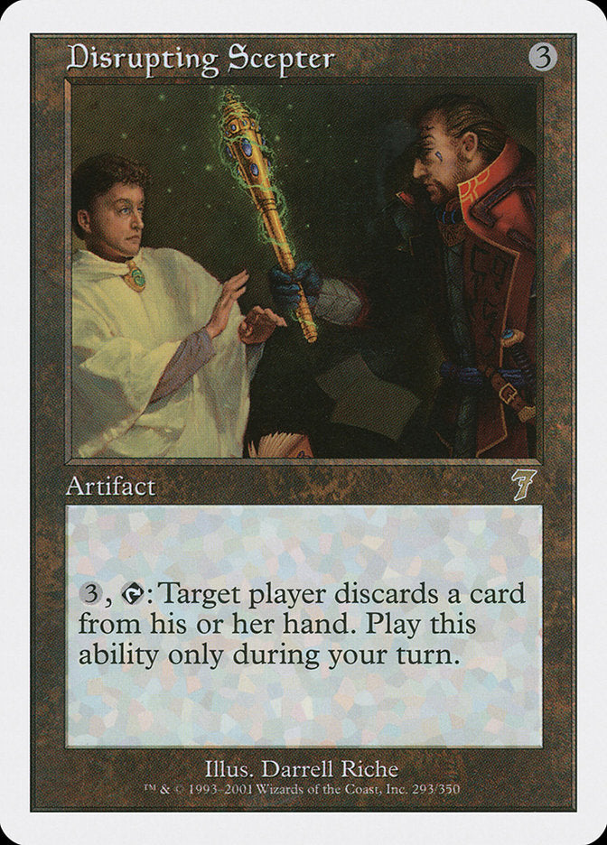 Disrupting Scepter - (Foil): Seventh Edition