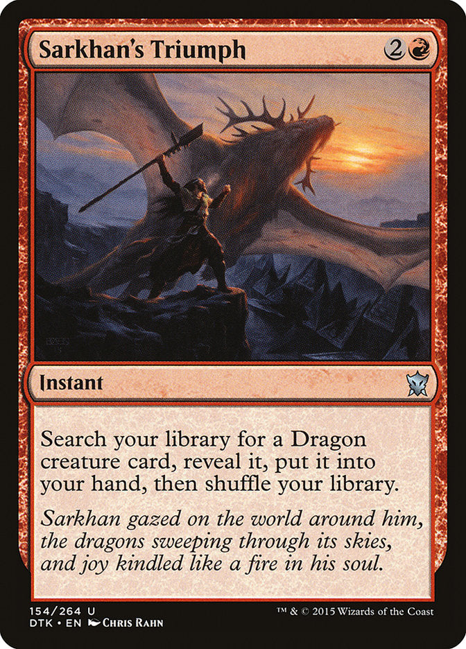 Sarkhan's Triumph: Dragons of Tarkir