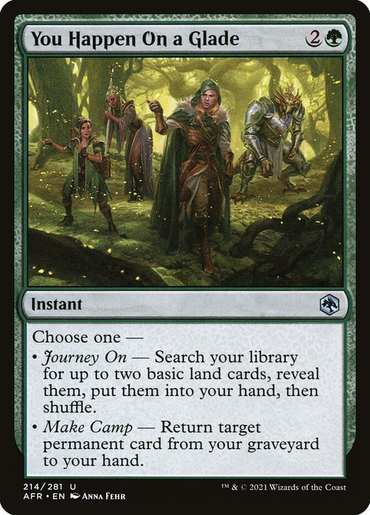 You Happen On a Glade - (Foil): Adventures in the Forgotten Realms