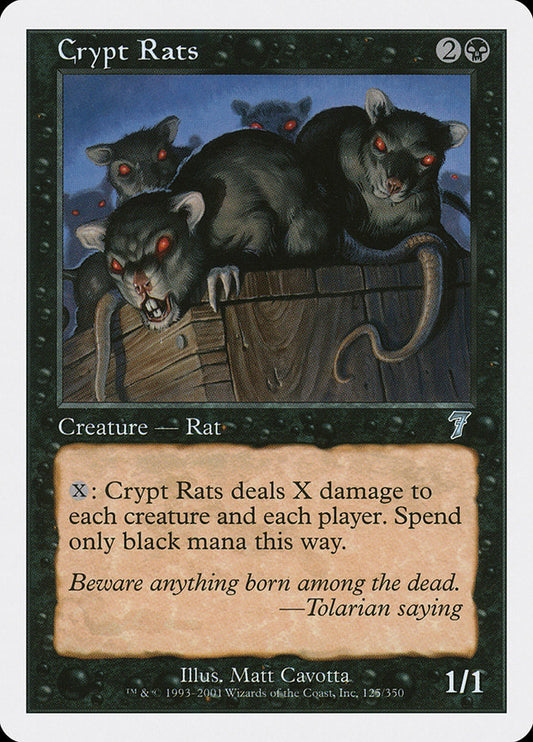 Crypt Rats - (Foil): Seventh Edition