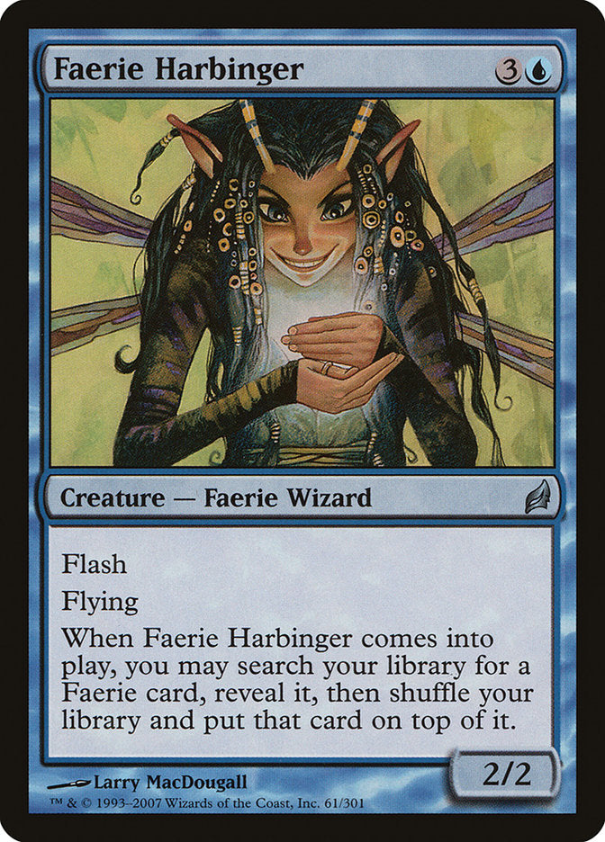 Faerie Harbinger - (Foil): Lorwyn