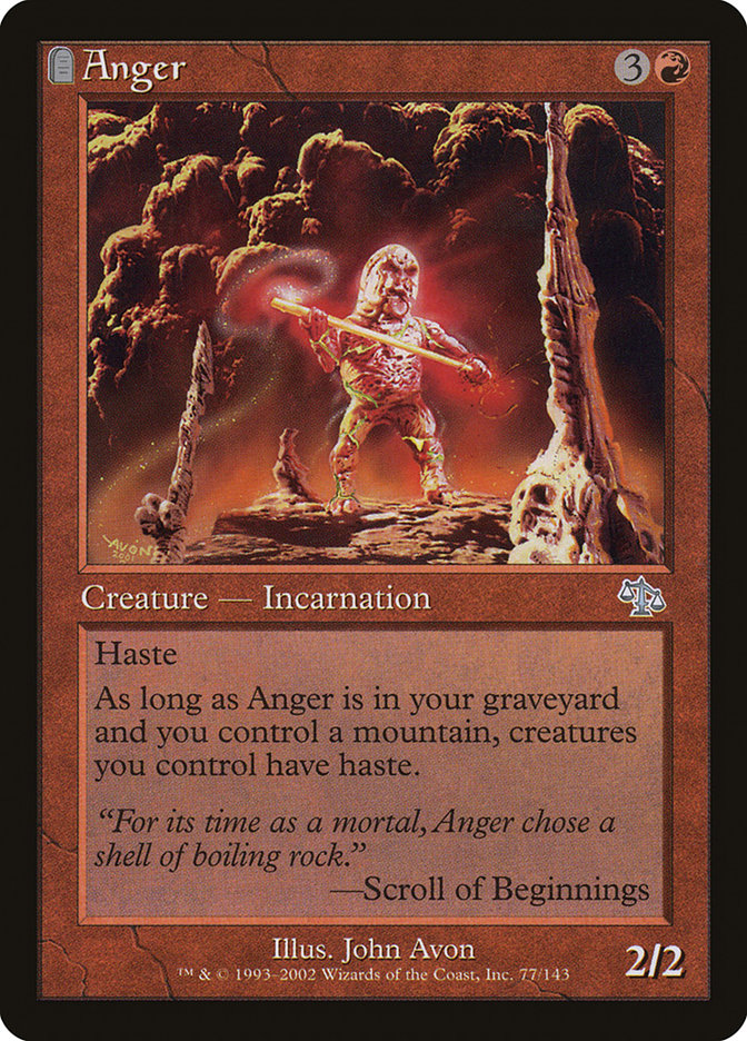 Anger - (Foil): Judgment