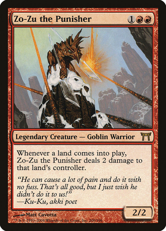 Zo-Zu the Punisher - (Foil): Champions of Kamigawa