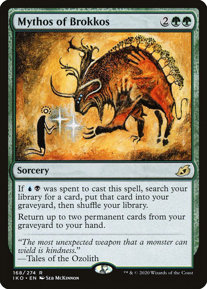 Mythos of Brokkos - (Foil): Ikoria: Lair of Behemoths