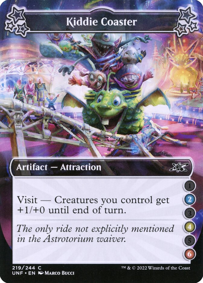 Kiddie Coaster (2/4/6) - (Foil): Unfinity