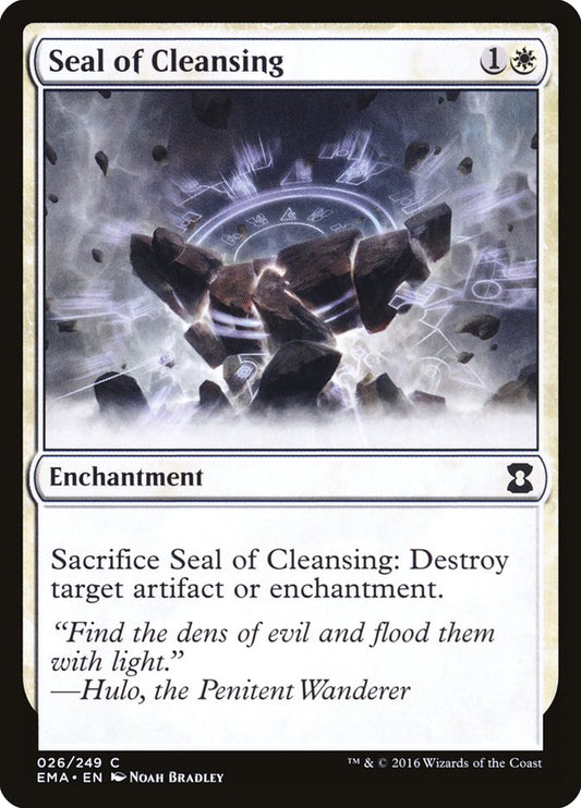 Seal of Cleansing - (Foil): Eternal Masters