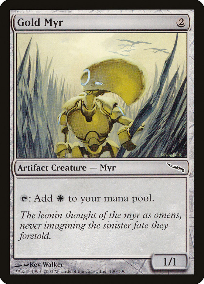 Gold Myr: Mirrodin