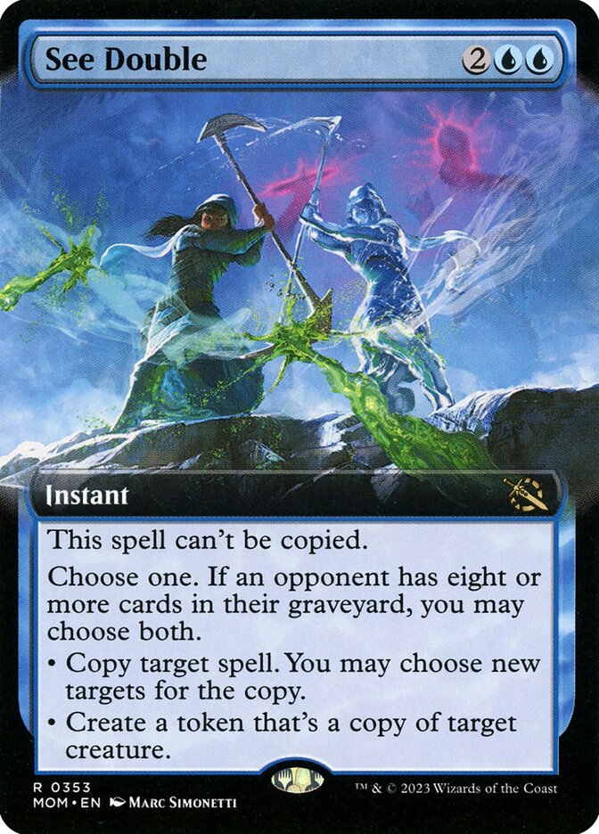 See Double (Extended Art) - (Foil): March of the Machine