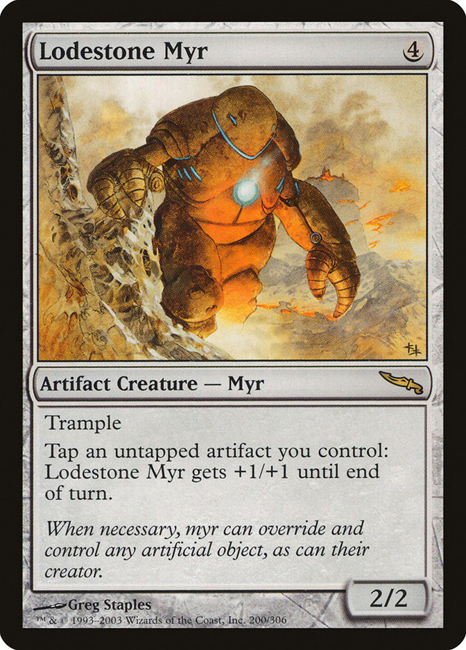 Lodestone Myr - (Foil): Mirrodin