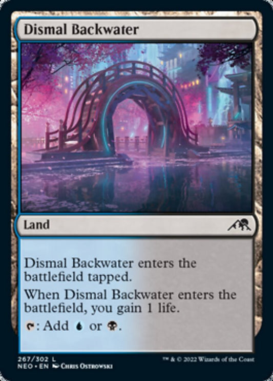 Dismal Backwater - (Foil): Kamigawa: Neon Dynasty