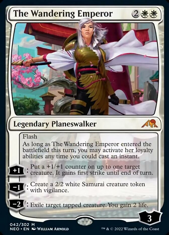 The Wandering Emperor - (Foil): Kamigawa: Neon Dynasty