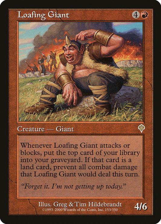 Loafing Giant - (Foil): Invasion