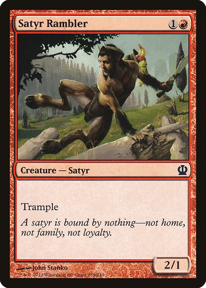 Satyr Rambler: Theros