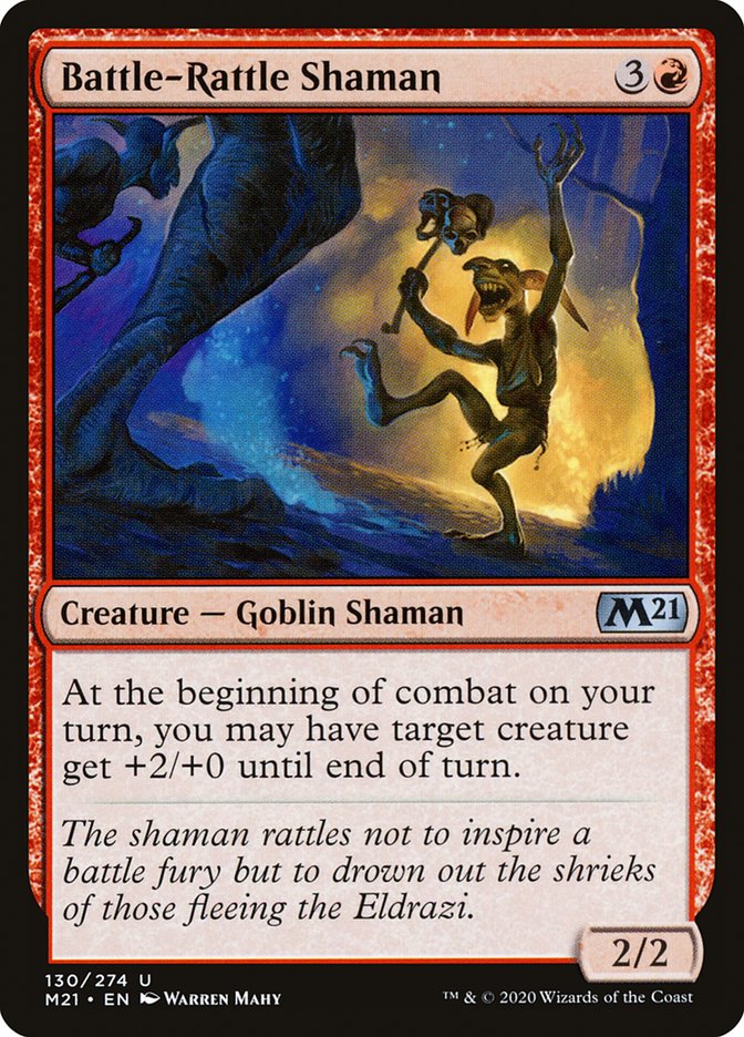 Battle-Rattle Shaman - (Foil): Core Set 2021