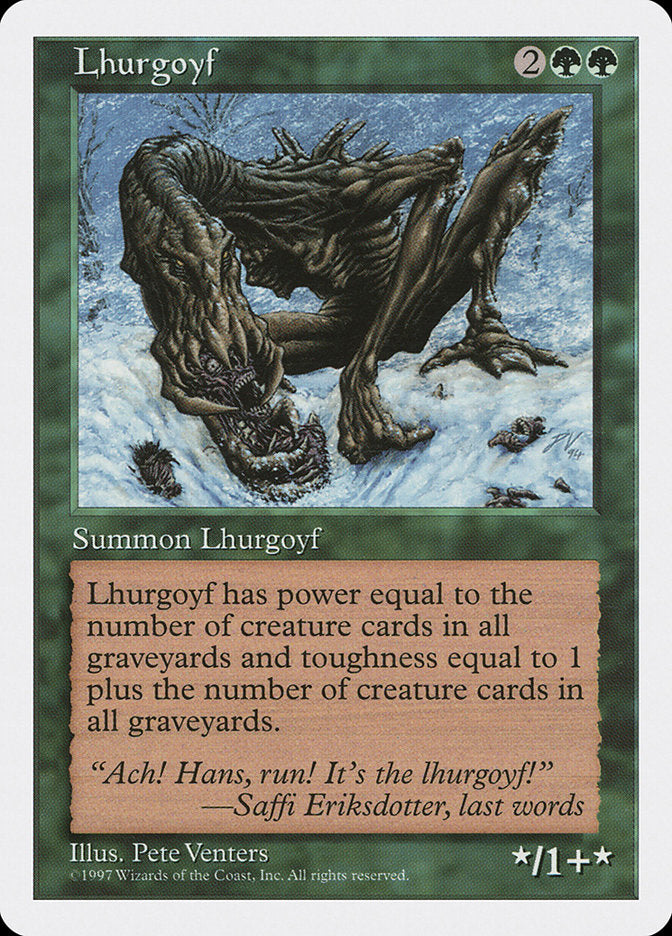 Lhurgoyf: Fifth Edition