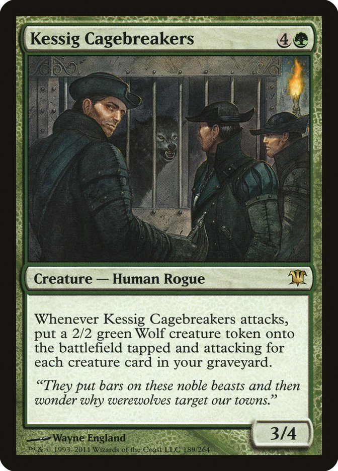 Kessig Cagebreakers - (Foil): Innistrad