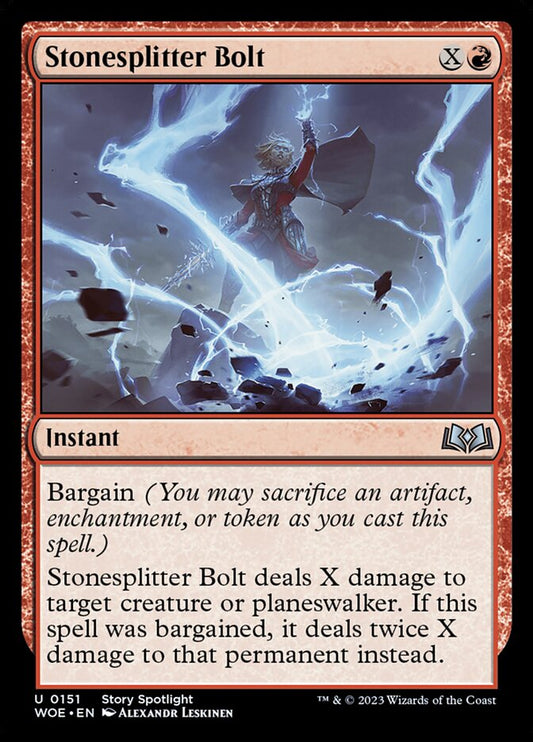 Stonesplitter Bolt - (Foil): Wilds of Eldraine