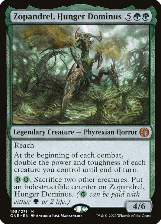 Zopandrel, Hunger Dominus - (Foil): Phyrexia: All Will Be One