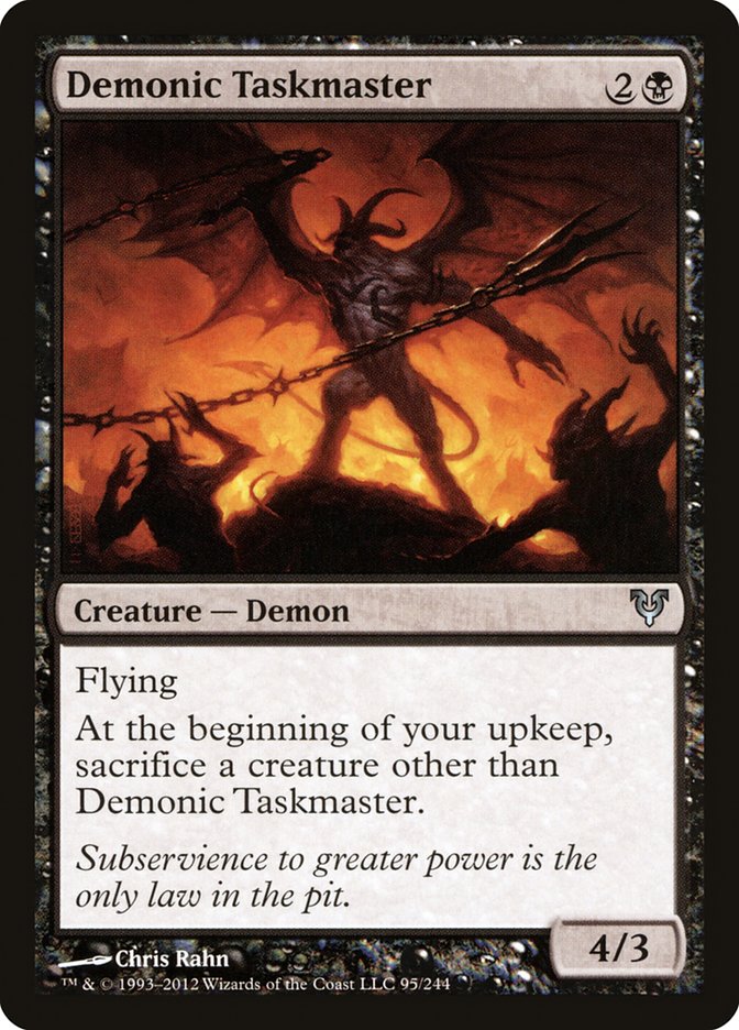 Demonic Taskmaster: Avacyn Restored
