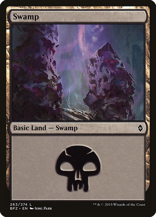Swamp (#263) (Regular Art): Battle for Zendikar