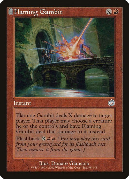 Flaming Gambit - (Foil): Torment