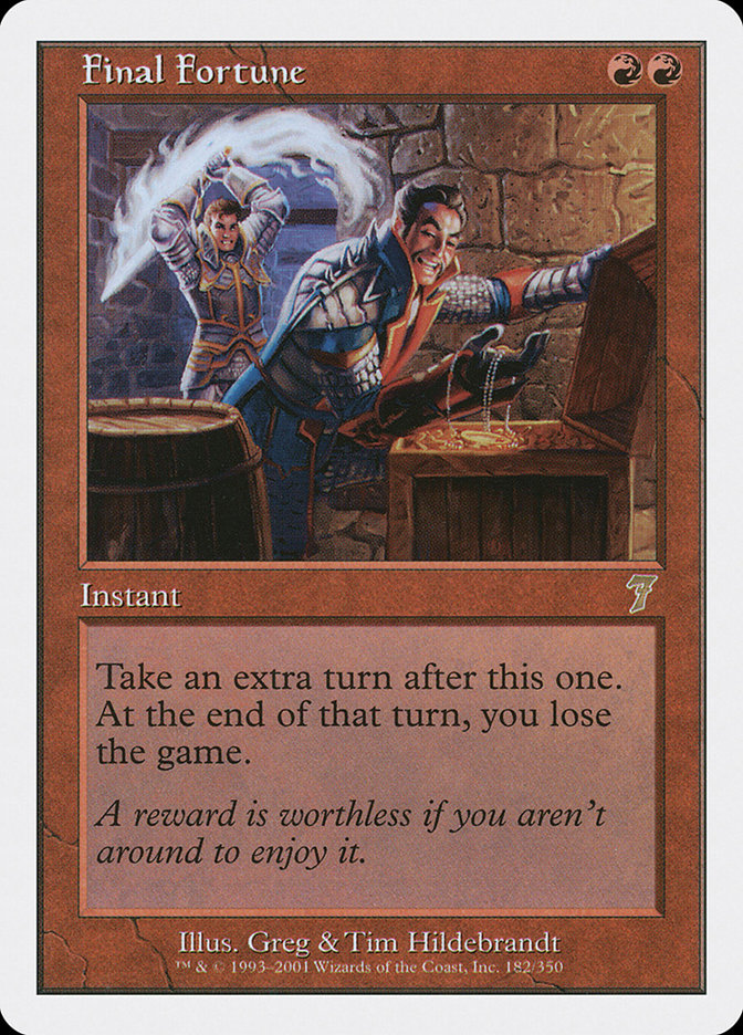 Final Fortune - (Foil): Seventh Edition
