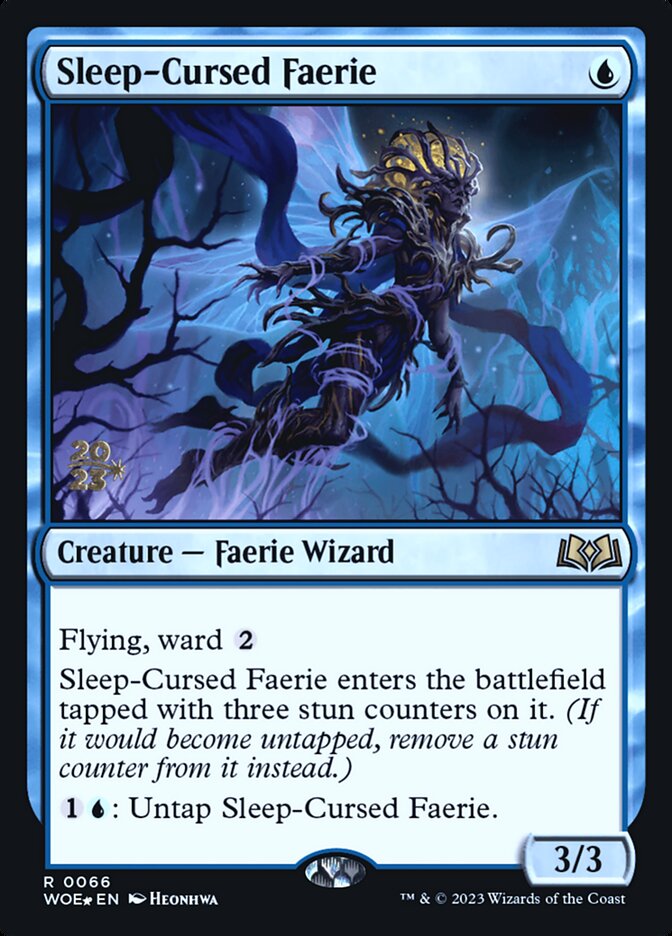 Sleep-Cursed Faerie - (Foil): Wilds of Eldraine Promos