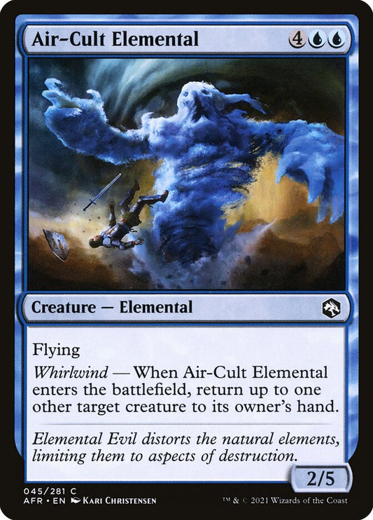 Air-Cult Elemental - (Foil): Adventures in the Forgotten Realms