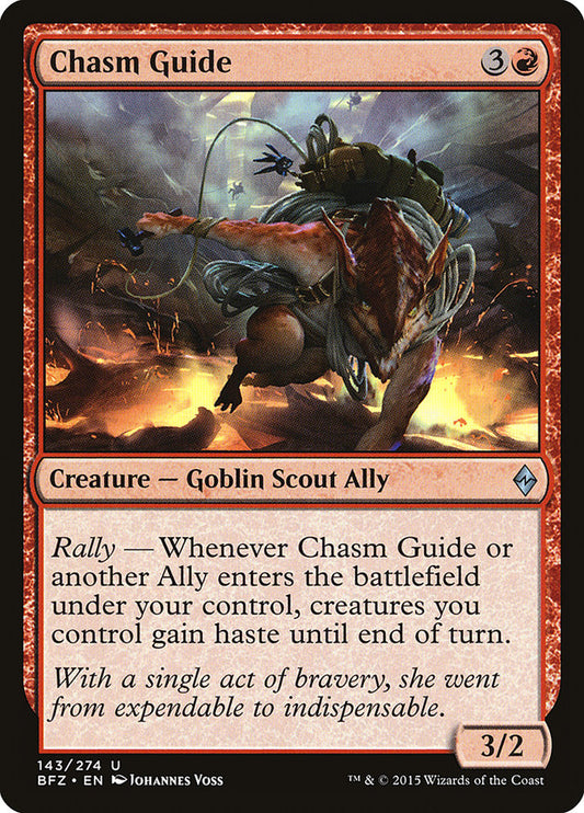 Chasm Guide - (Foil): Battle for Zendikar