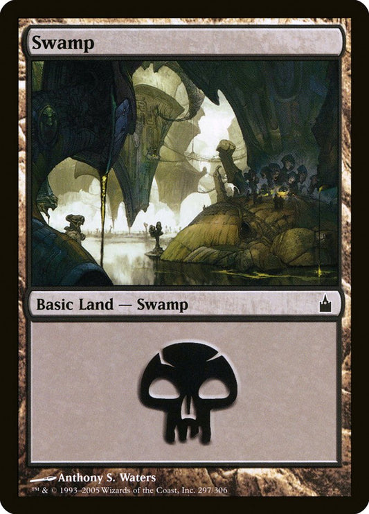 Swamp (#297) - (Foil): Ravnica: City of Guilds
