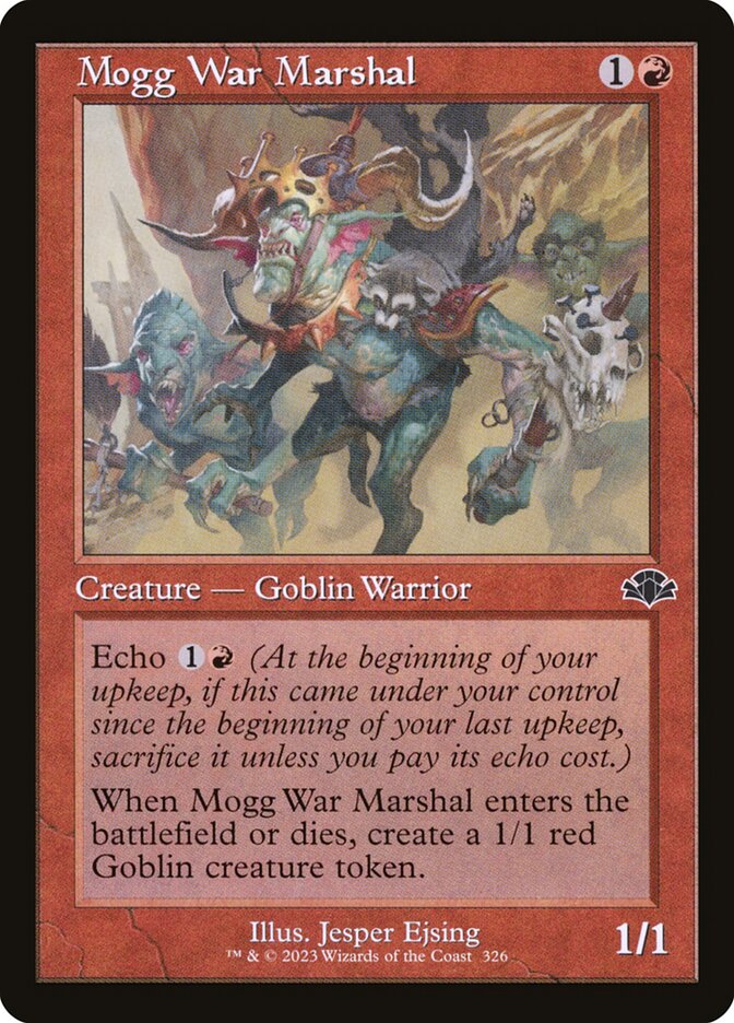 Mogg War Marshal (Retro Frame): Dominaria Remastered