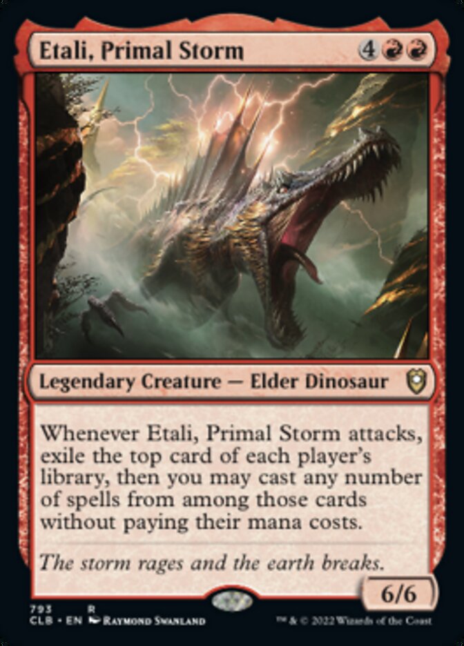 Etali, Primal Storm: Commander Legends: Battle for Baldur's Gate