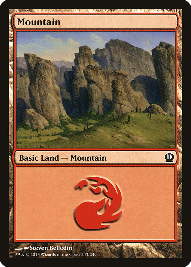 Mountain (#243) - (Foil): Theros