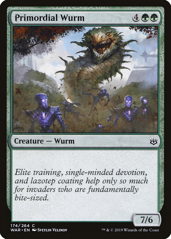 Primordial Wurm - (Foil): War of the Spark