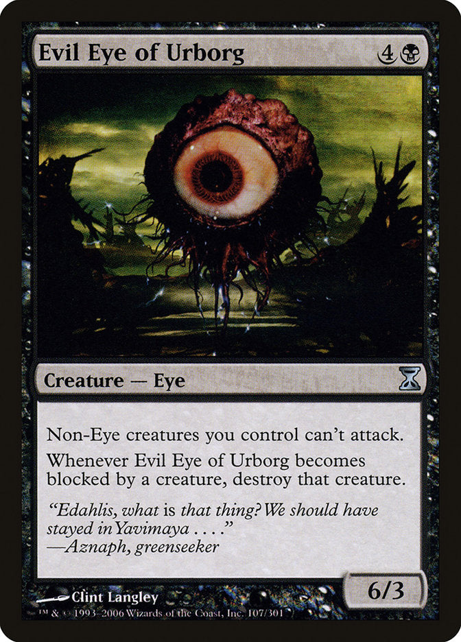 Evil Eye of Urborg - (Foil): Time Spiral