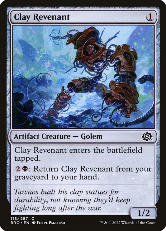 Clay Revenant - (Foil): The Brothers' War