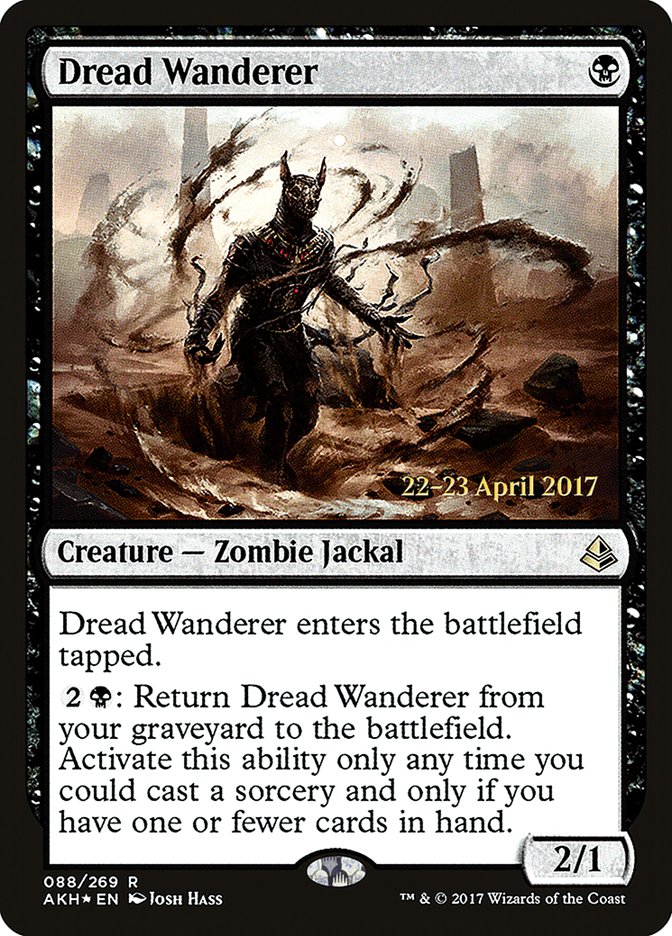 Dread Wanderer (Prerelease) (Amonkhet) - (Foil): Amonkhet Promos