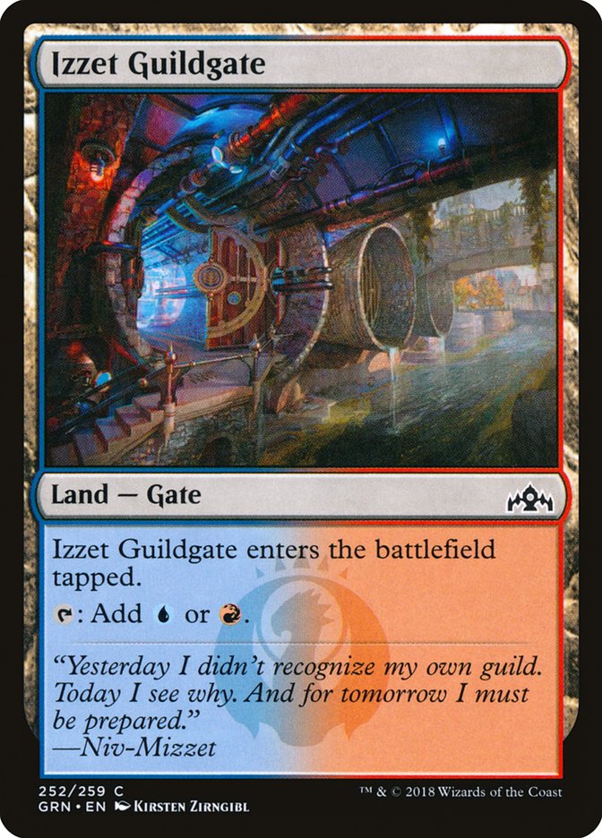 Izzet Guildgate (#252) - (Foil): Guilds of Ravnica