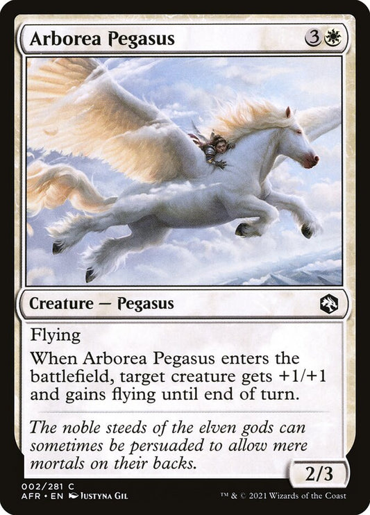 Arborea Pegasus - (Foil): Adventures in the Forgotten Realms
