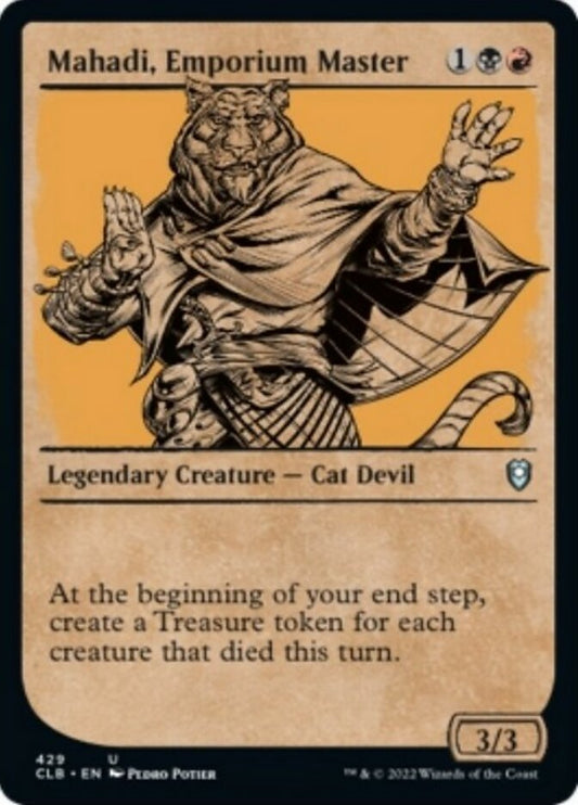 Mahadi, Emporium Master (Showcase) - (Foil): Commander Legends: Battle for Baldur's Gate