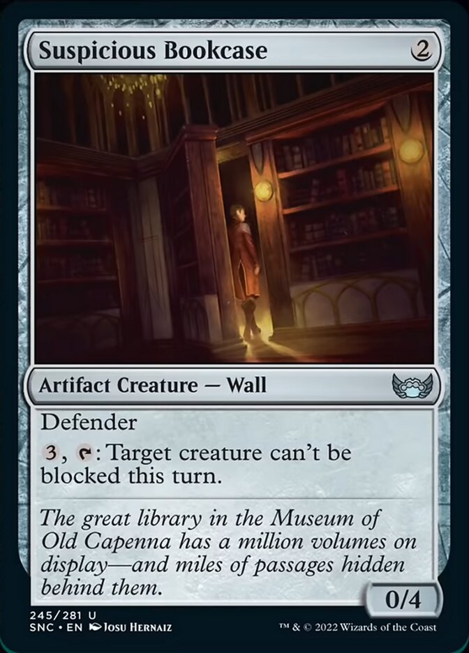 Suspicious Bookcase - (Foil): Streets of New Capenna