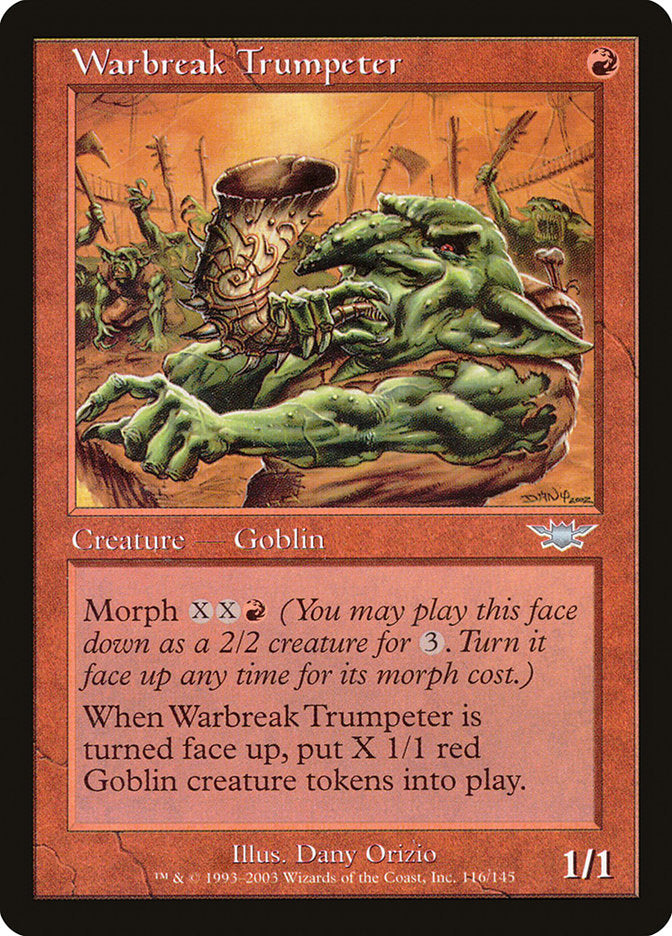 Warbreak Trumpeter - (Foil): Legions