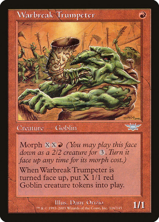 Warbreak Trumpeter - (Foil): Legions