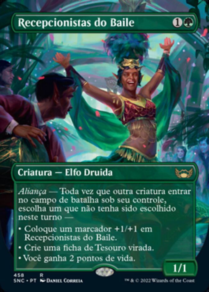 Gala Greeters (#458) (Borderless) - (Foil): Streets of New Capenna