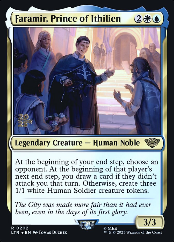 Faramir, Prince of Ithilien (Prerelease) (The Lord of the Rings) - (Foil): Tales of Middle-earth Promos