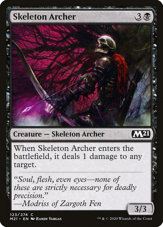 Skeleton Archer - (Foil): Core Set 2021