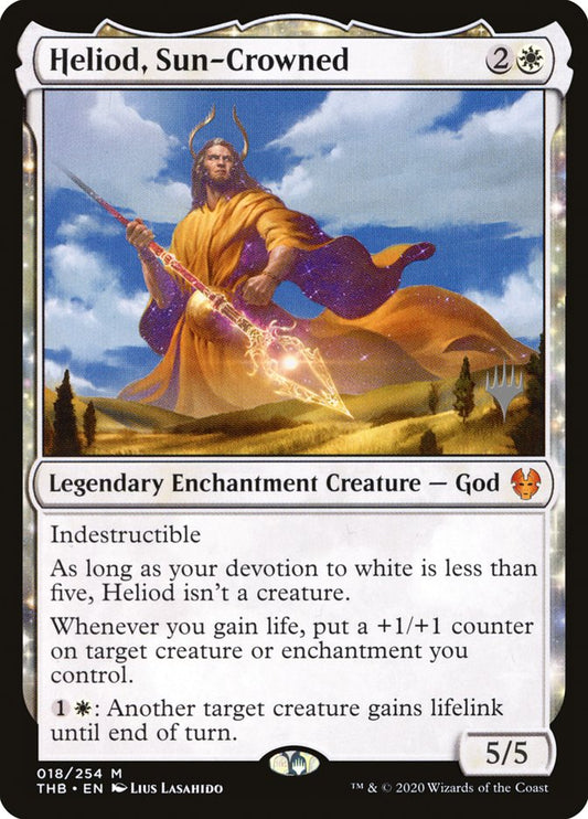 Heliod, Sun-Crowned - (Foil): Theros Beyond Death Promos