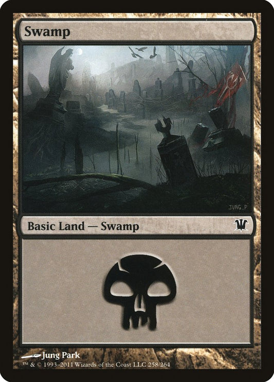 Swamp (#258) - (Foil): Innistrad